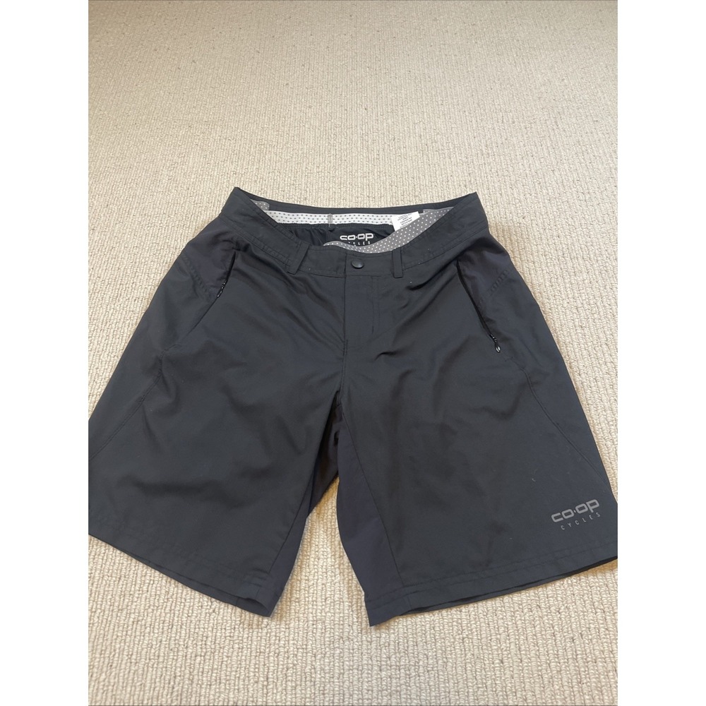 REI Co-op Cycles Link  Double Shorts Womens Small Black Cycling Padded Liner